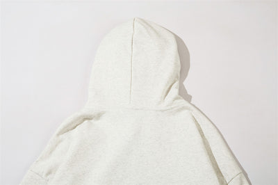 Simple Embroidery Letter Pullover Sweatshirt Men