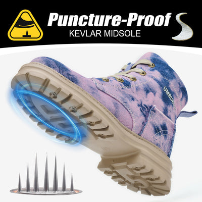 Women's Comfortable Breathable And Anti Smashing Safety Shoes