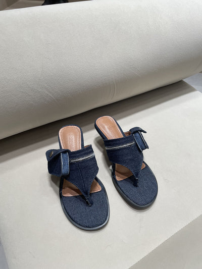 New Design Casual Round Toe Clip Toe Flip-flops