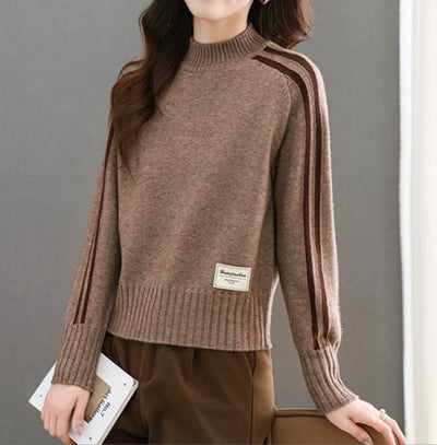 Short Sweater Women's Small Foreign Wool Bottoming Shirt Autumn And Winter