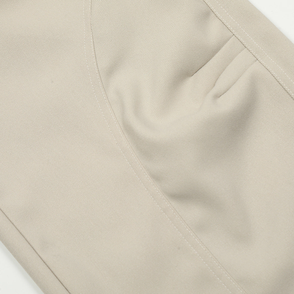 Solid Color Loose Casual Trousers Men