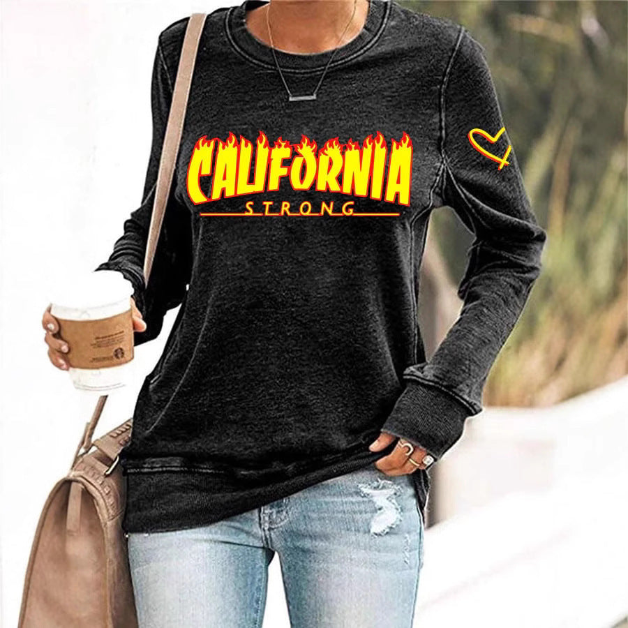 Simple Casual Round Neck Women's Top