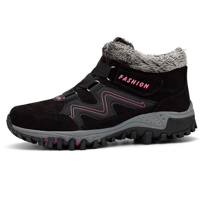 Men's And Women's Outdoor Cotton-padded Mid-top Sports Cotton Shoes