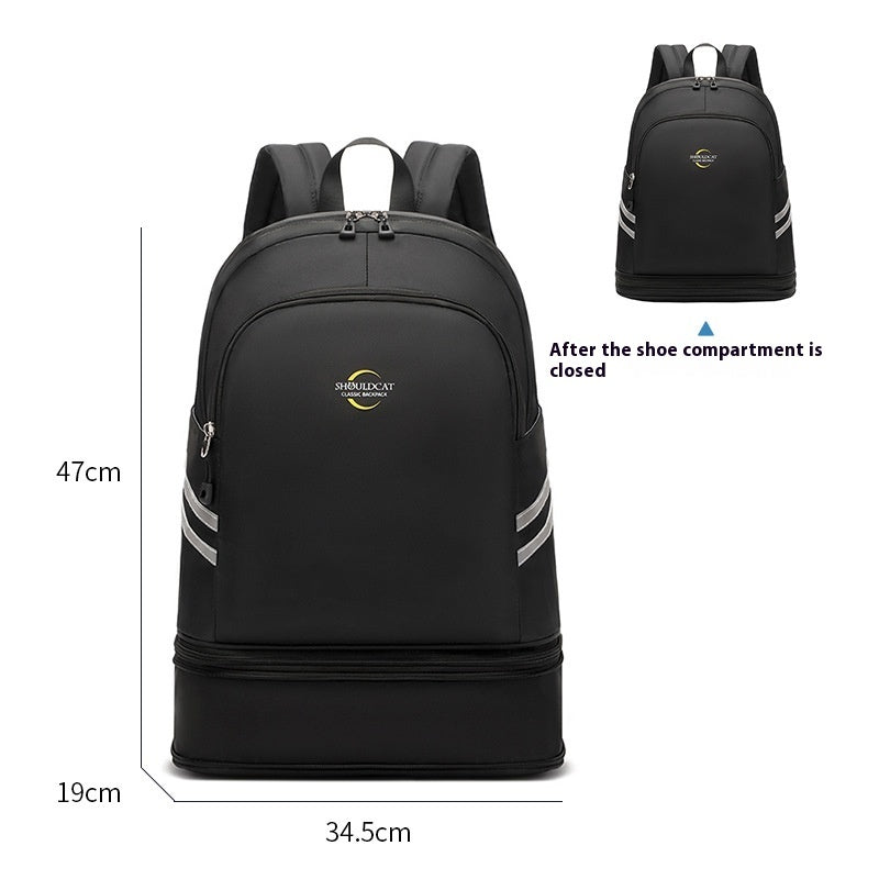 Dry Wet Separation Luggage Storage Women's Backpack Large Capacity