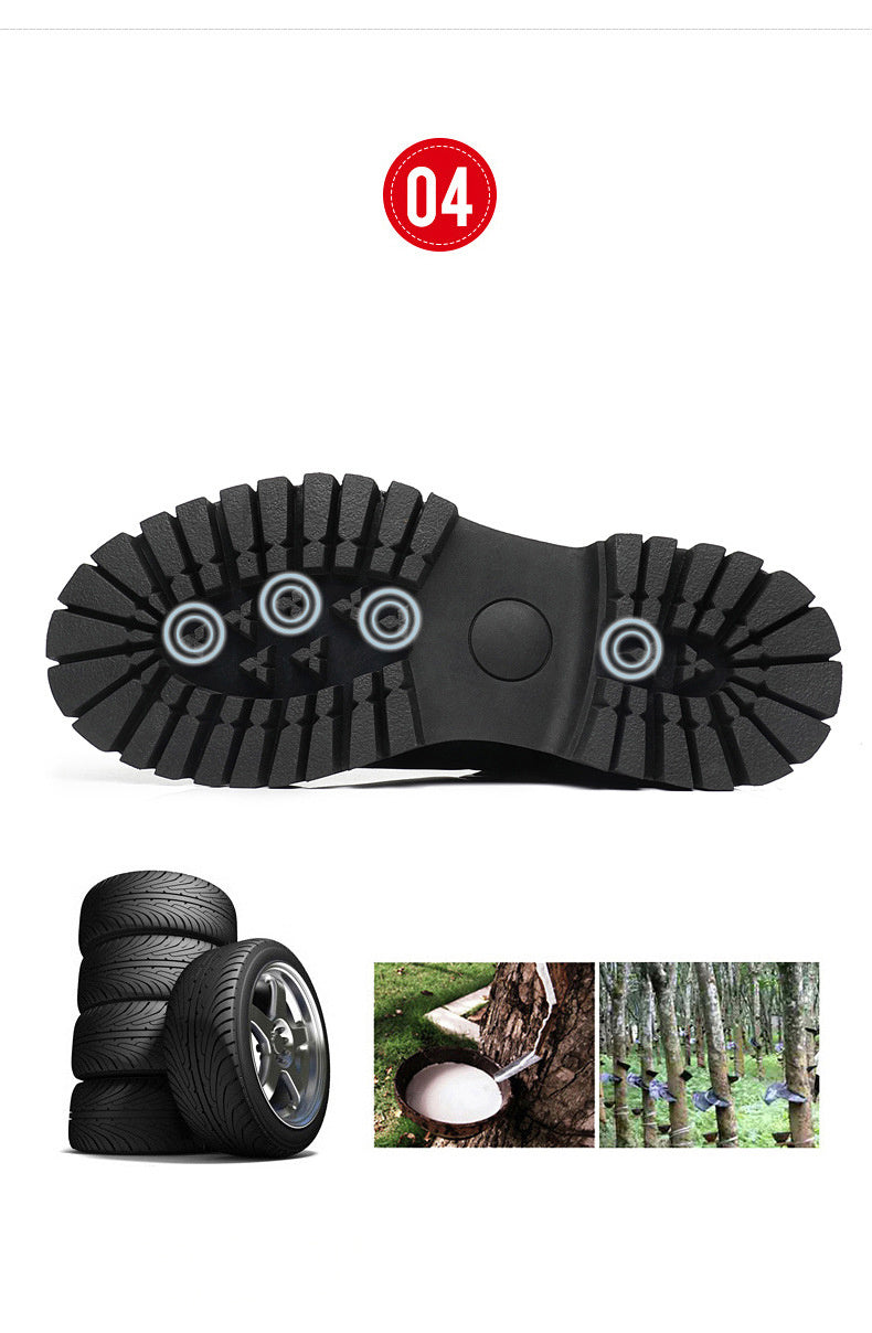 Men With Fashionable Personality And Elevated Martin Boots