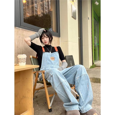 Milk Fashion Brand Straight One-piece Trousers