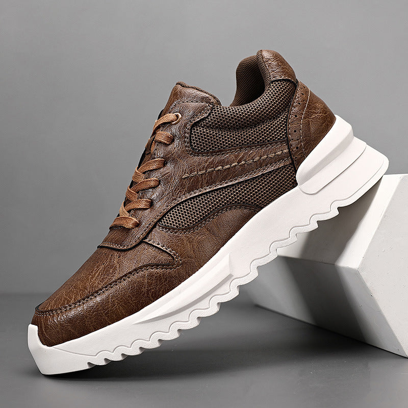 Invisible Wedge Hidden Heel Men's Casual Sports Shoes