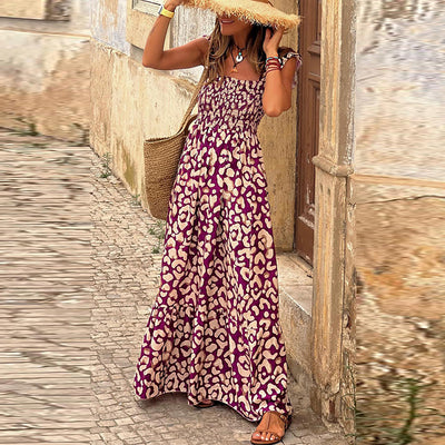 Vacation Style Sling Dress Women