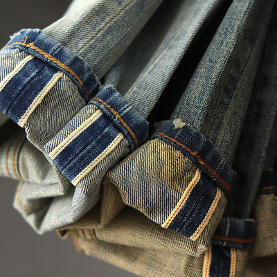 Heavy Retro Jeans Loose Casual Men