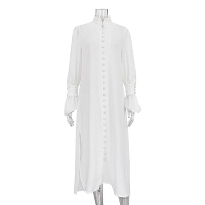 Casual Slit Long Dress Women