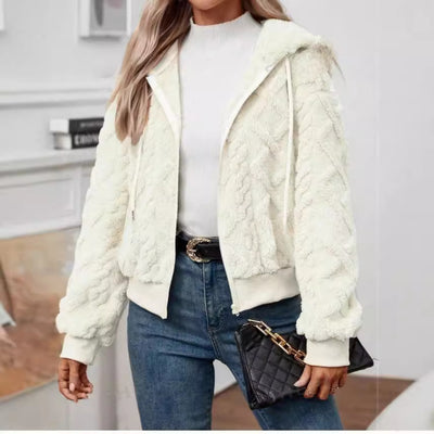 Hooded Knitted Coat Dinified Sweater Cardigan