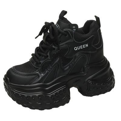 Mesh Breathable Platform Sports Casual Daddy Shoes