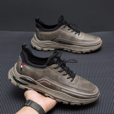 Men's Fleece Lined Padded Warm Keeping Waterproof Sneakers