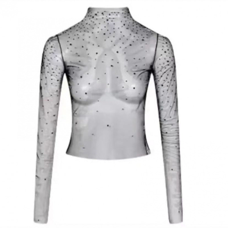 Pure Desire Mesh Socialite Exquisite Fashion Long Sleeve Suit