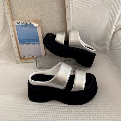 Suitable For Height Increasing Leisure Platform Slippers