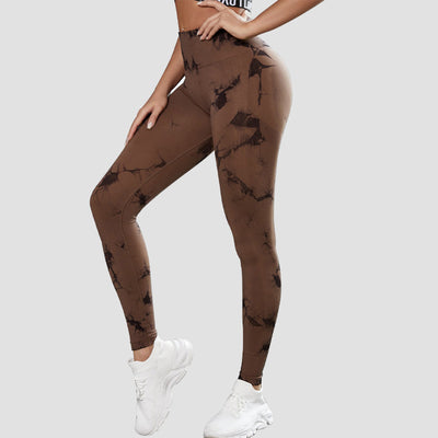 Sports Trousers Skinny Peach Hip Raise High Waist