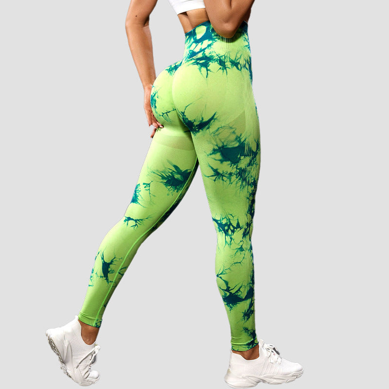 Sports Trousers Skinny Peach Hip Raise High Waist