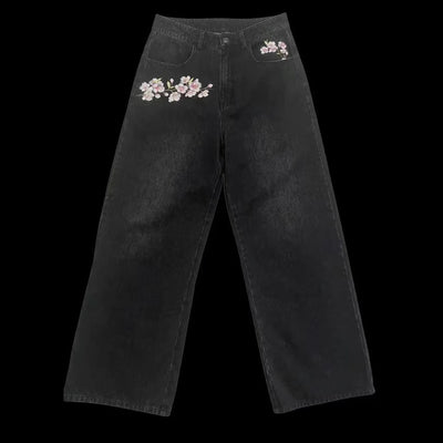 Women's American Retro Washed Casual Loose Pants