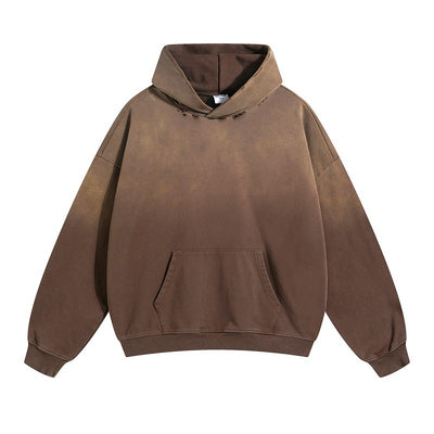 Men's And Women's Trendy Autumn And Winter High Street Damage Loose-fitting Hoodie