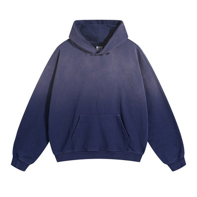 Men's And Women's Trendy Autumn And Winter High Street Damage Loose-fitting Hoodie