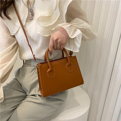 Retro Casual Fashion Portable Small Square Bag For Women