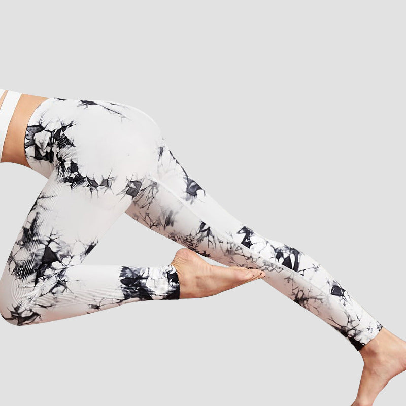 Sports Trousers Skinny Peach Hip Raise High Waist