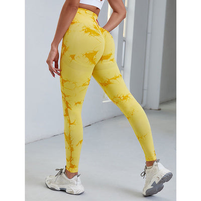 Sports Trousers Skinny Peach Hip Raise High Waist