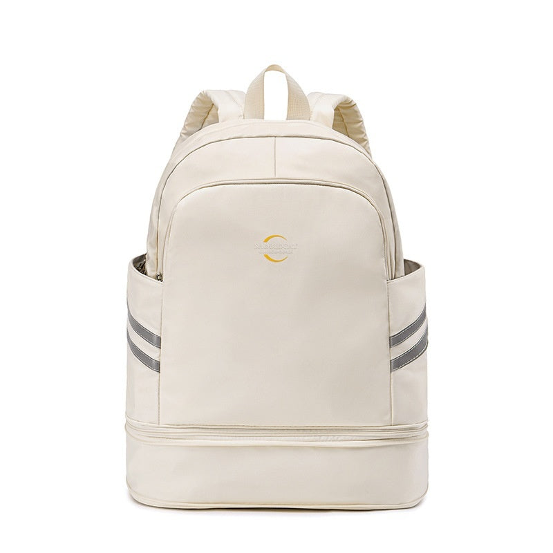 Dry Wet Separation Luggage Storage Women's Backpack Large Capacity