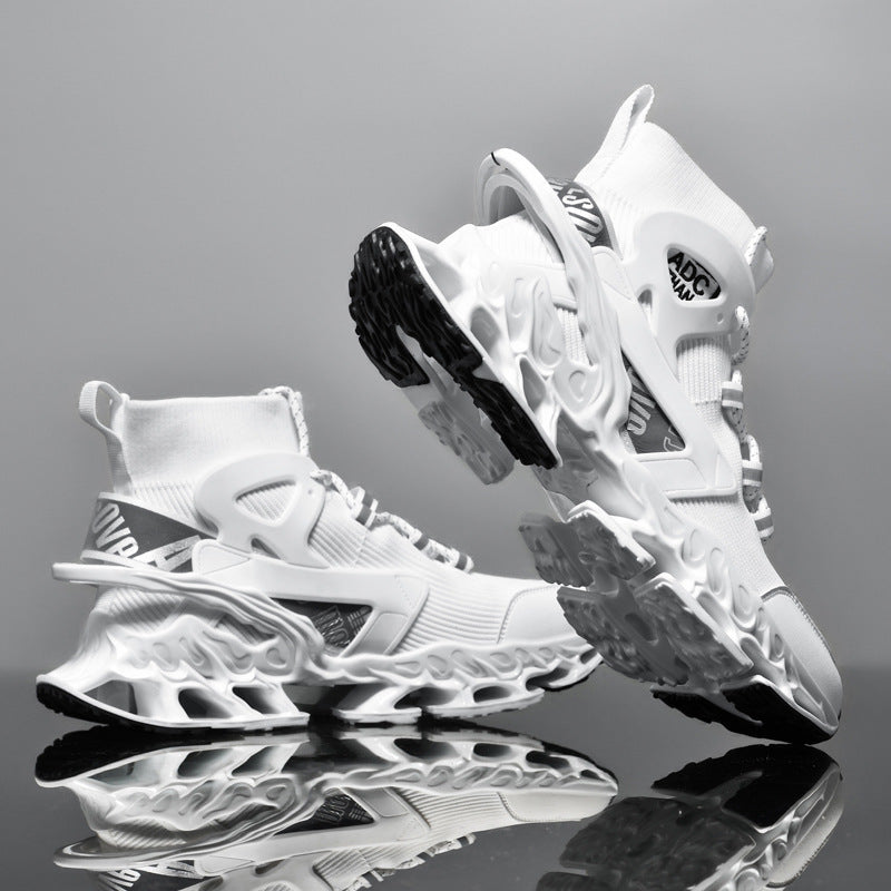 Ultra-light Shock-absorbing Running Blade Fly-knit Sneakers