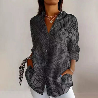 Women's Long Shirt Summer European And American Trendy Long-sleeve