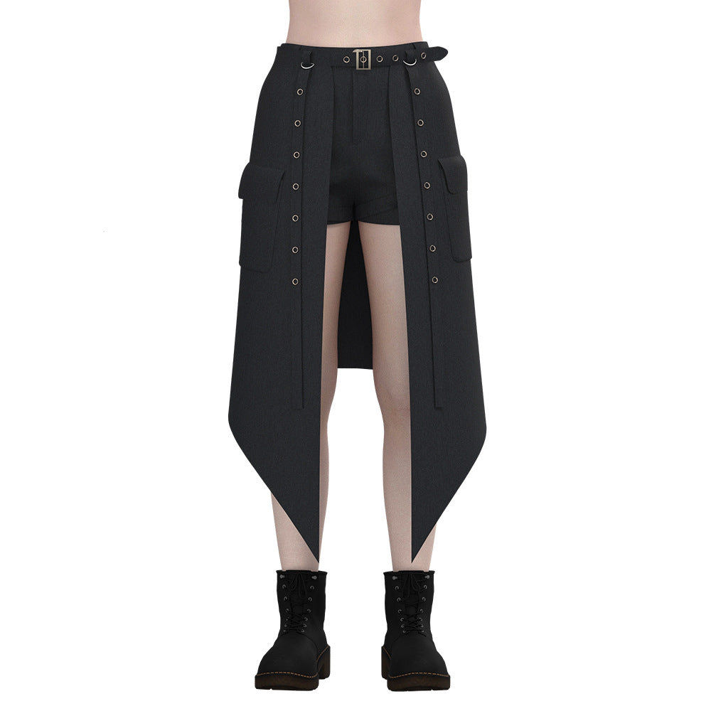 Rock Dark Punk Shorts Skirt For Women