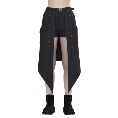 Rock Dark Punk Shorts Skirt For Women