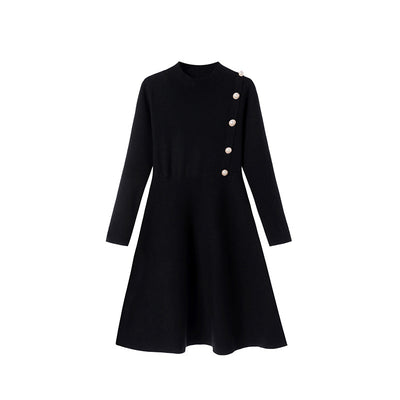 Classic Style Knitted Dress Women