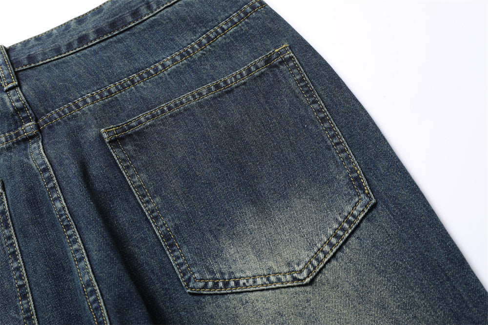 Fashion Personality Wide-leg Jeans Men