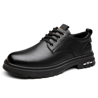 Retro Outdoor Men's Shoes Big Toe Casual Leather Shoes