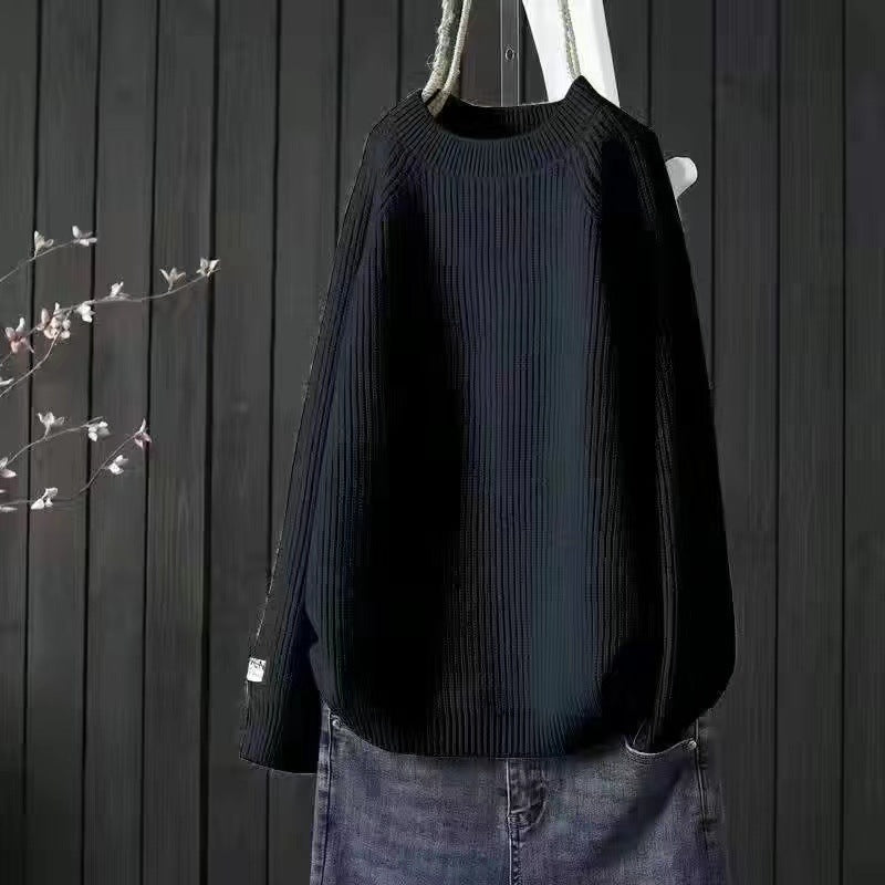 Simple Artistic Loose Pullover Women's Long-sleeved Sweater