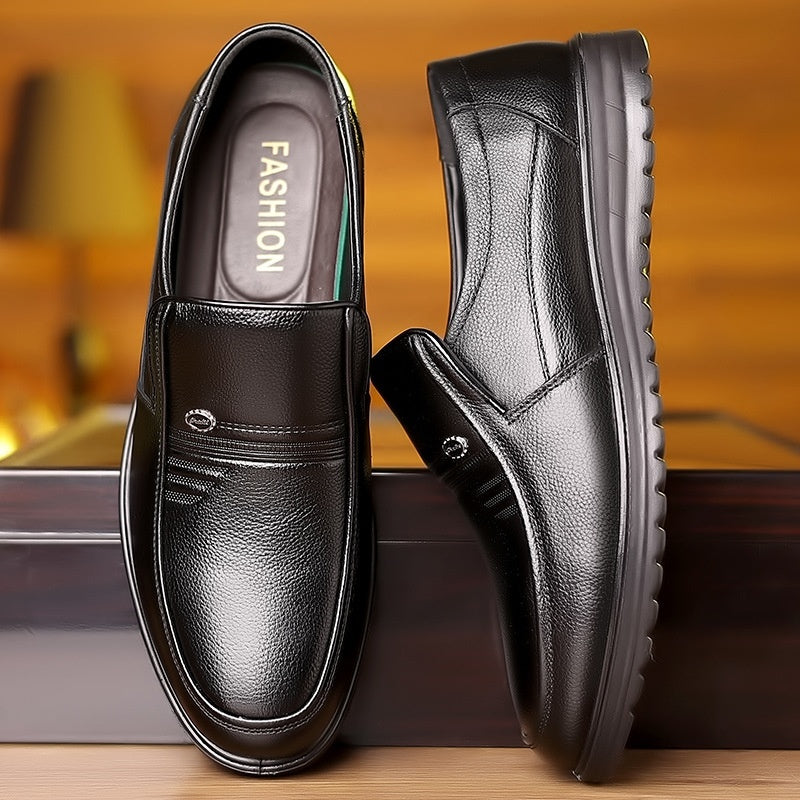 Men's Business Casual Non-slip Soft Leather Soft Sole Shoes