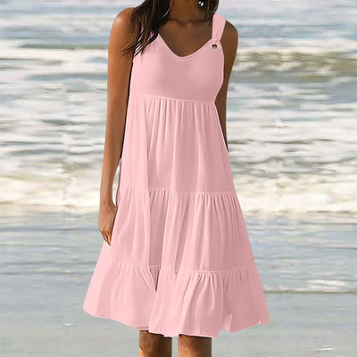 Casual Elegant Stitching Dress Women