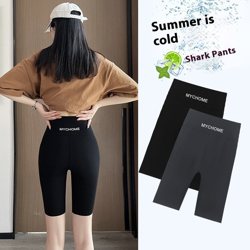 Women's Five-point Shark Pants High Waist Hip Lift