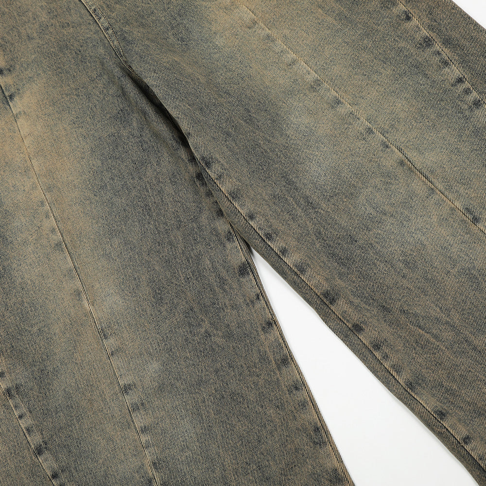 Washed Jeans Punk Fashion Brand Men