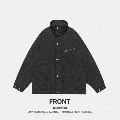 Urban Mechanical Style Jacket Men