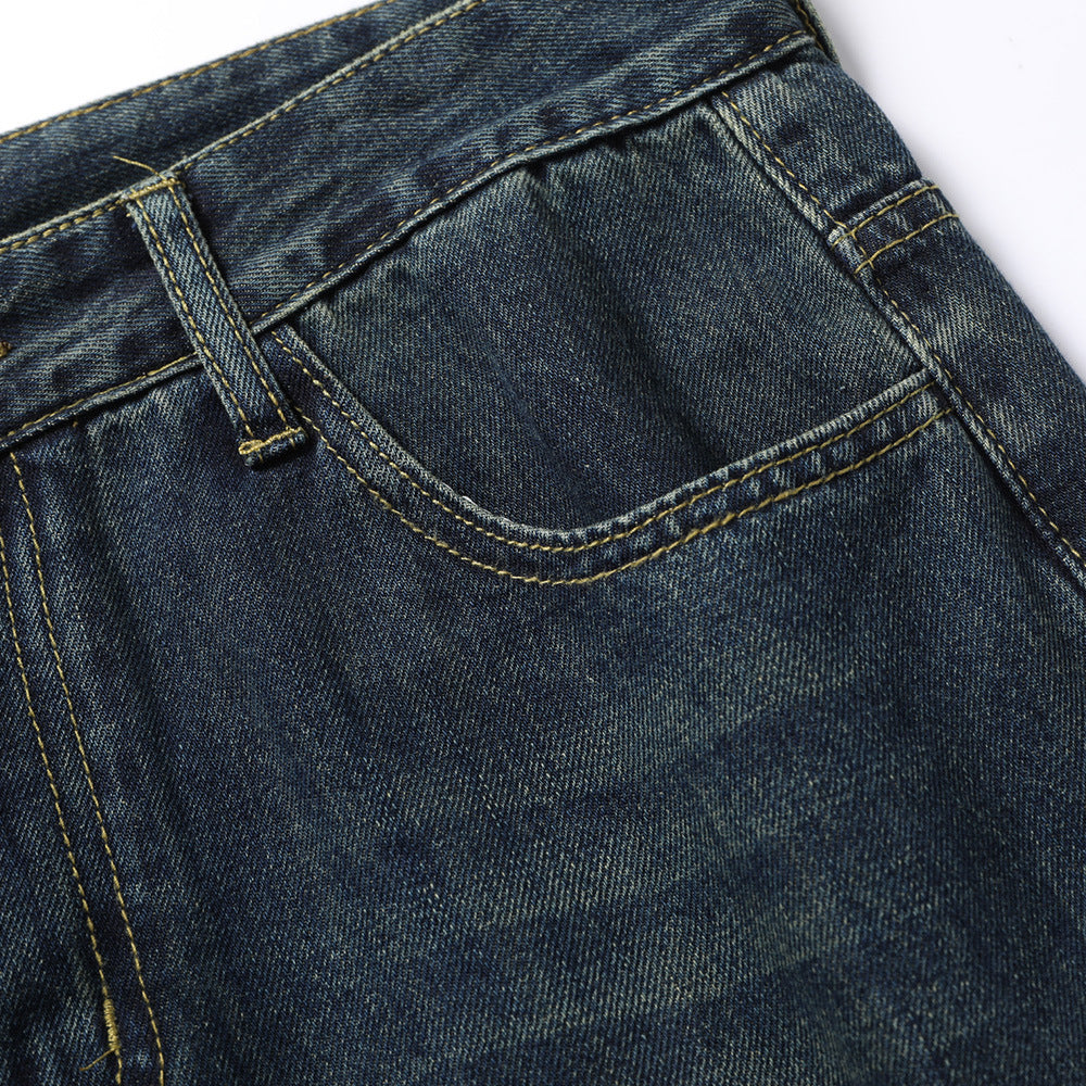 Fashion Personality Wide-leg Jeans Men