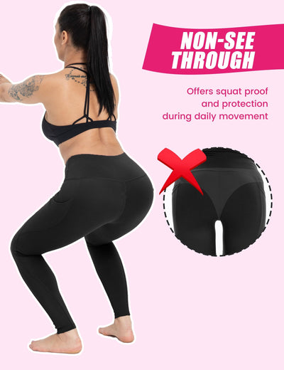 Yoga Pants - Cropped High-waisted Oblique Pockets, 3 Pieces Of Polyester Double Grinding, Black Polyester Double Grinding, Green Polyester Double Grinding, Dark Gray