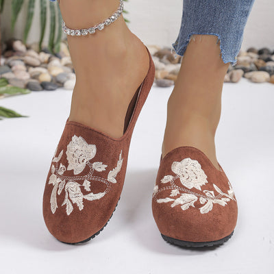 Plus Size Female Ethnic Embroidered Women's Sandals