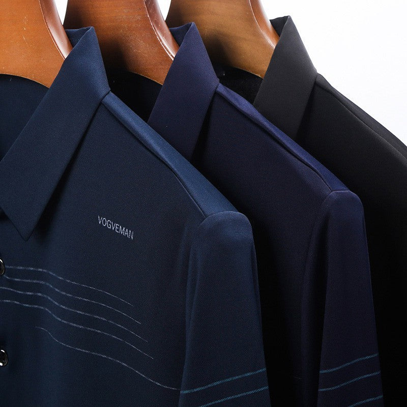 The New Men's T-shirts Are Fashionable With Loose Lapels