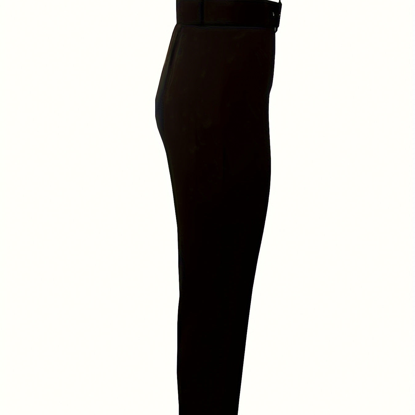Ladies' Autumn New Style Front Pleated Casual Pants With Fashionable And Versatile Lining And Waist Belt, High Waisted Pants