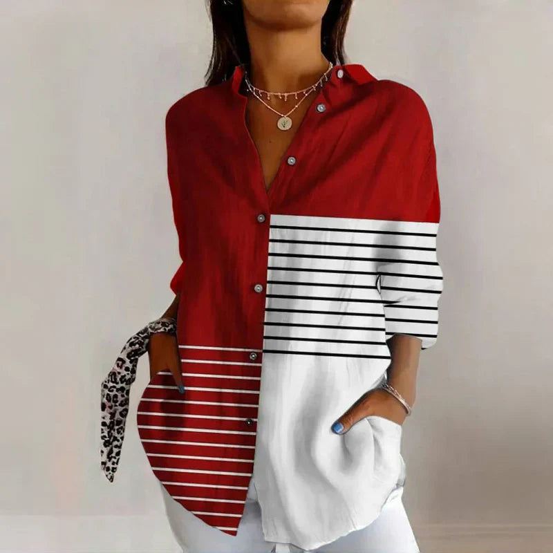 Women's Long Shirt Summer European And American Trendy Long-sleeve