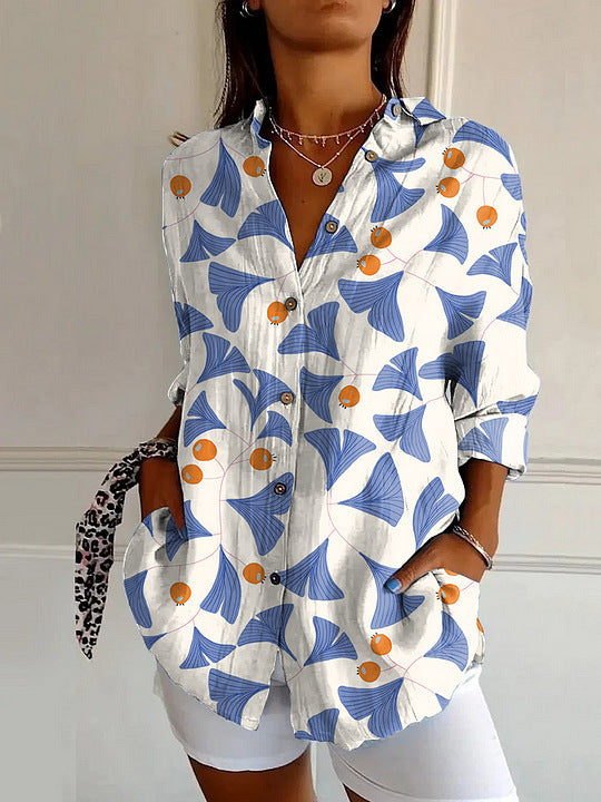 Women's Long Shirt Summer European And American Trendy Long-sleeve