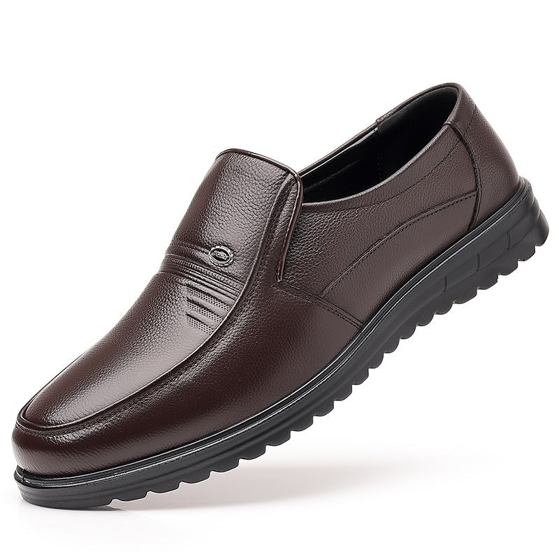 Men's Business Casual Non-slip Soft Leather Soft Sole Shoes