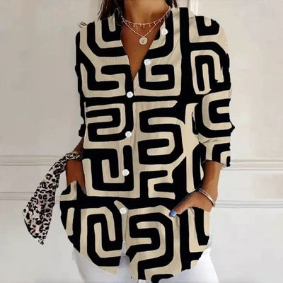 Women's Long Shirt Summer European And American Trendy Long-sleeve